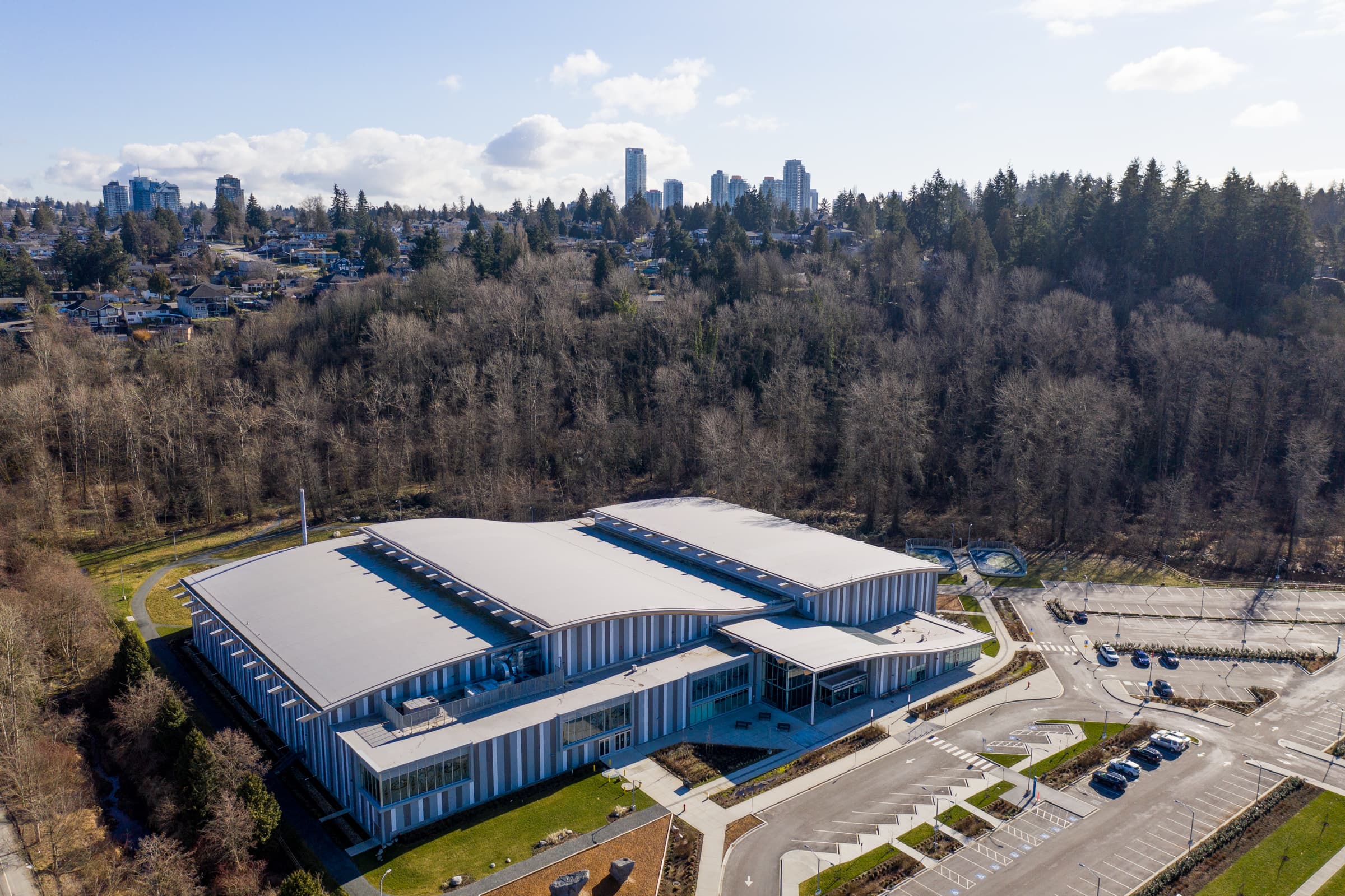 Completed institutional roofing project