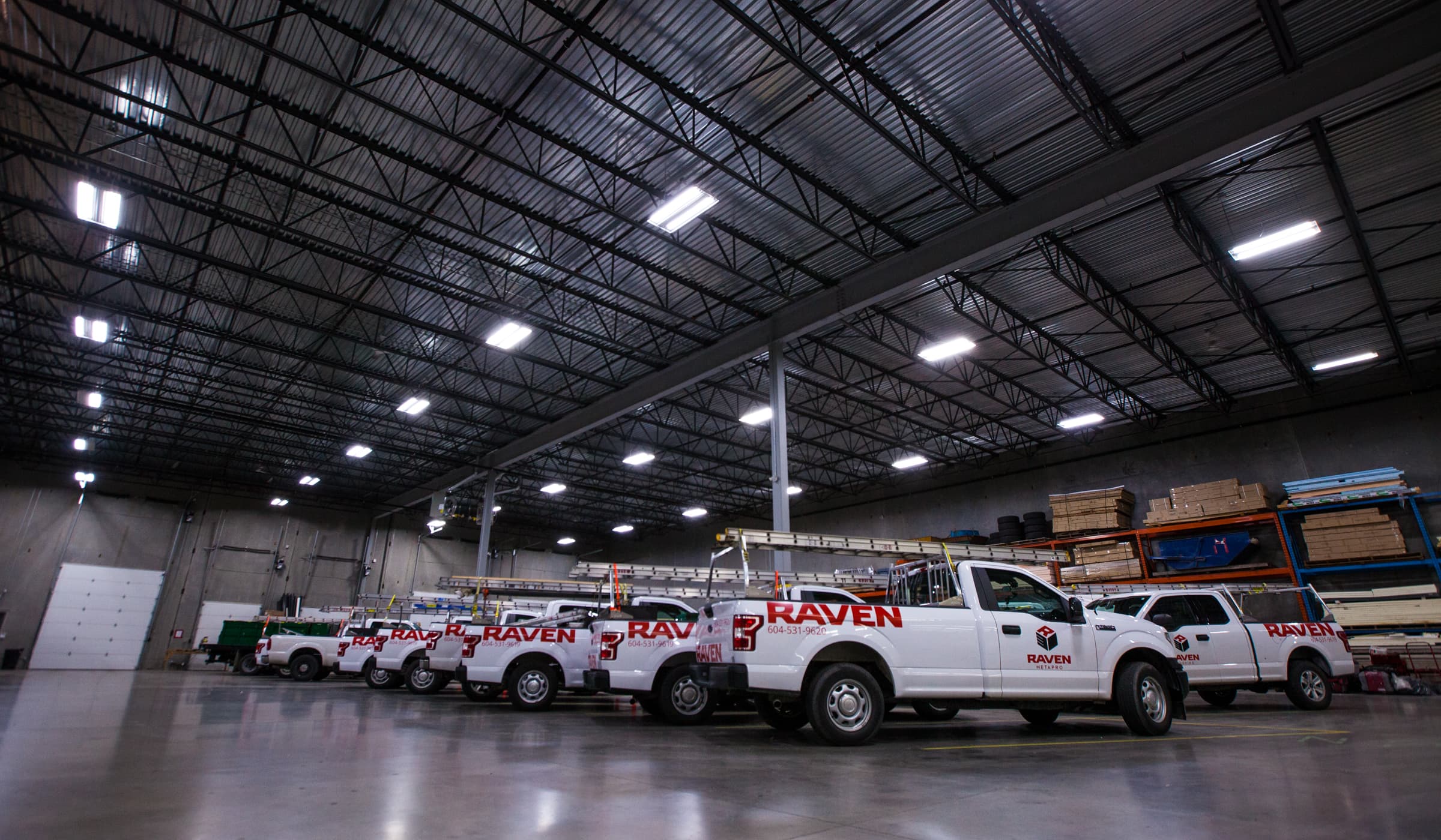 Raven Roofing fleet